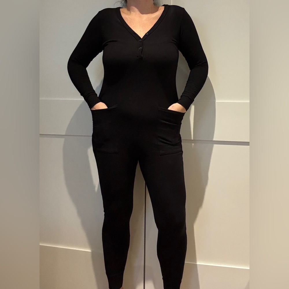 Smash & Tess Black Long Sleeve Romper - Picture 8 of 9
